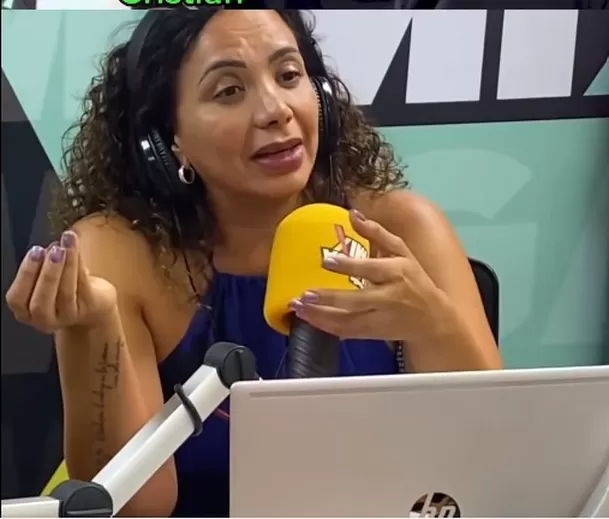 Mónica Cabrejos entrevistó a Christian Domínguez en la radio/Foto: Instagram Mónica Cabrejos entrevistó a Christian Domínguez en la radio/Foto: Instagram