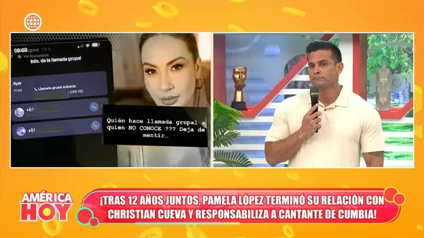 Christian Domínguez y lo que piensa del presunto vínculo de Pamela Franco con Christian Cueva