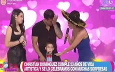 Christian Domínguez llora de emoción por palabras de Pamela Franco - Noticias de christian-meier