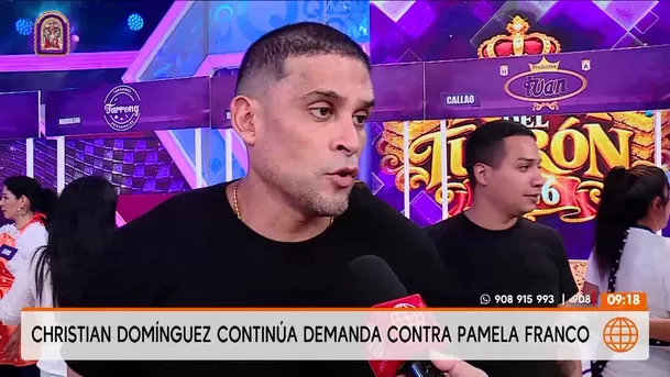 Christian Domínguez firme en su demanda contra Pamela Franco / Captura Christian Domínguez firme en su demanda contra Pamela Franco / Captura