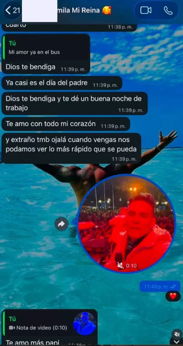 El mensaje de Camila Domínguez a Christian Domínguez por el Día del padre / IG: @chrisdominguezof El mensaje de Camila Domínguez a Christian Domínguez por el Día del padre / IG: @chrisdominguezof