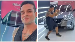 Christian Domínguez sorprendió al presentar un nuevo auto. Fuente: Instagram