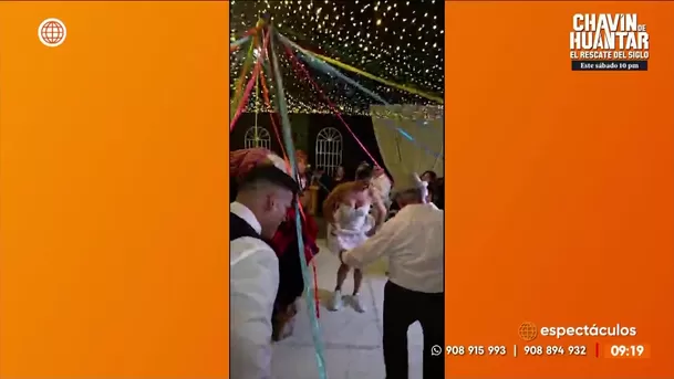 La fiesta por la boda de Karla Tarazona y Christian Domínguez / América Espectáculos La fiesta por la boda de Karla Tarazona y Christian Domínguez / América Espectáculos