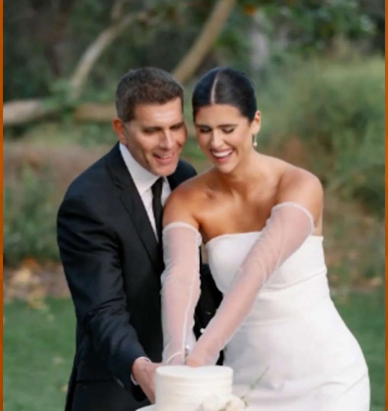 Christian Meier y Andrea Bosio se casaron el 1 de julio del 2023 en California, Estados Unidos/Foto: Revista Hola