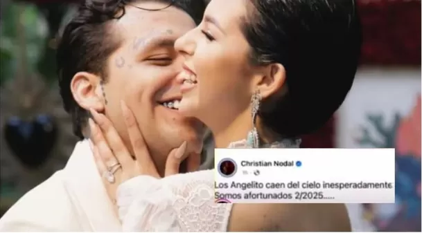 Este fue el mensaje que Christian Nodal publicó y que minutos después eliminó de sus redes sociales/Foto: Instagram