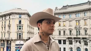 Christian Nodal fue captado en juzgado en México. fuente: Instagram