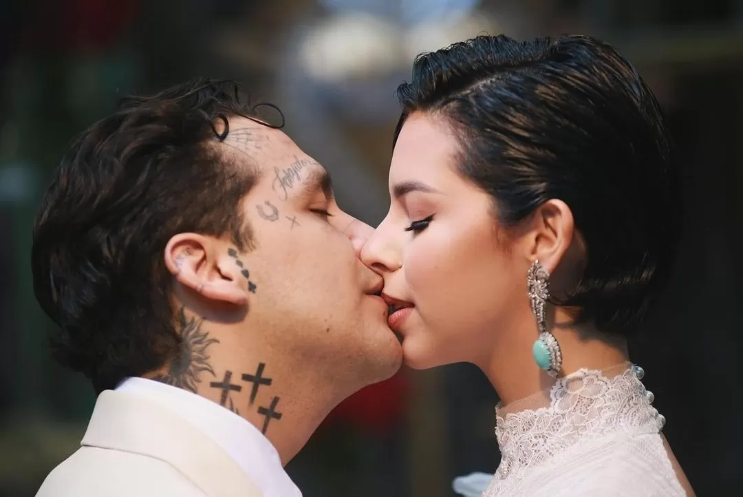 Christian Nodal y Ángela Aguilar se casaron el 24 de julio en México / Instagram