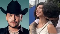 Christian Nodal y Ángela Aguilar se besan y se lucen despreocupados frente al público durante un cocnierto en México/Fotos: y video: Instagram 