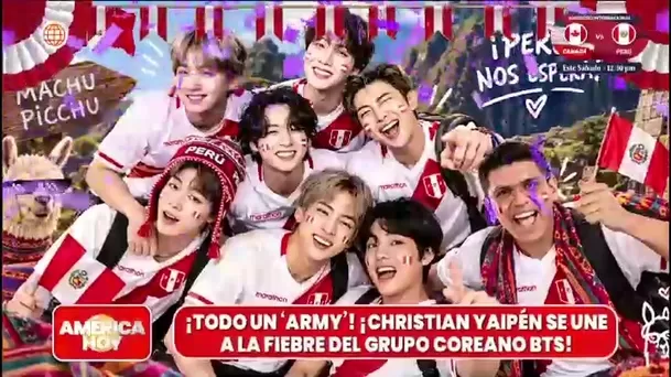 Christian Yaipén invita a ARMY al streaming party de BTS/ América Hoy Christian Yaipén invita a ARMY al streaming party de BTS/ América Hoy