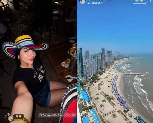 Cielo Fernández y Axel Medina fueron captados en viaje a Cartagena de Indias. Video: América TV
