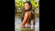 Claudia Portocarrero posó desnuda en la selva para conocida revista