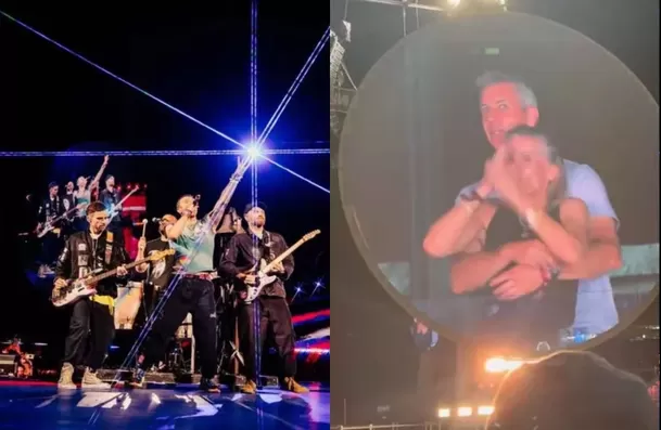 Coldplay expuso infidelidad en pleno concierto en Bostón / Captura 