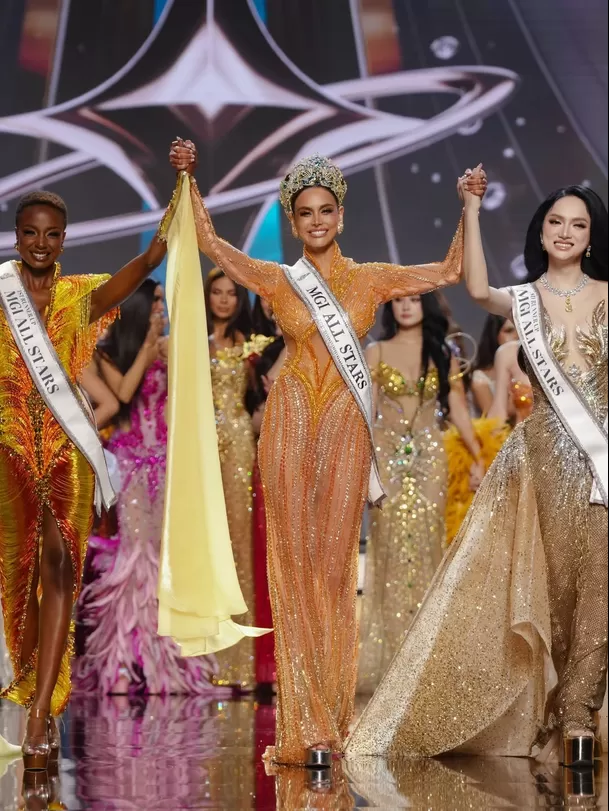 La modelo colombiana Vanessa Pulgarín se impuso a las representantes de Ghana y Vietnam / IG: @missgrandinternational