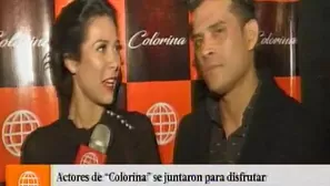 Colorina: Magdyel Ugaz y Christian Domínguez felices tras estreno