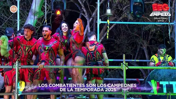 Combatientes rompieron en llanto al ganar la gran final de EEG / AméricaTV