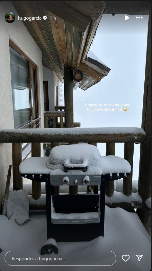 Los competidores de 'Esto es Guerra' se refugiaron en el hotel hasta que pasó la tormenta de nieve/Foto: Instagram