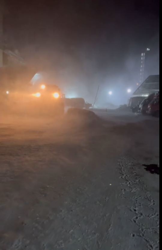 Esta fue la intensa tormenta de nieve que tomó por sopresa a los competidores de 'esto es Guerra ' en Chile/Foto: Instagram
