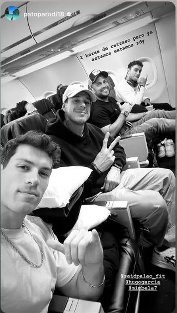 Patricio, Parodi, Hugo García, Said Palao, Piero Arenas y Mario Irivarren pasaron momento de terror en Chile/Foto: Instagram