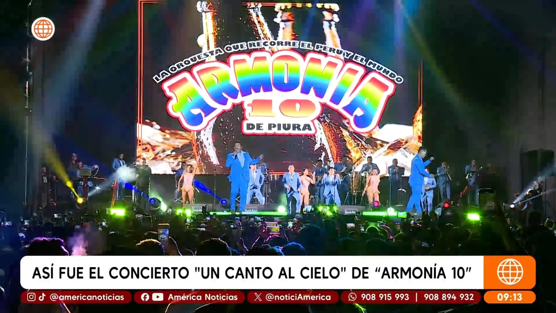 Armonía 10 ofreció concierto 'Un canto al cielo' en el Estadio San Marcos / América Espectáculos Armonía 10 ofreció concierto 'Un canto al cielo' en el Estadio San Marcos / América Espectáculos