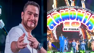 La agrupación Armonía 10 ofreció un concierto llamado 'Un canto al cielo' / Instagram / América Espectáculos 