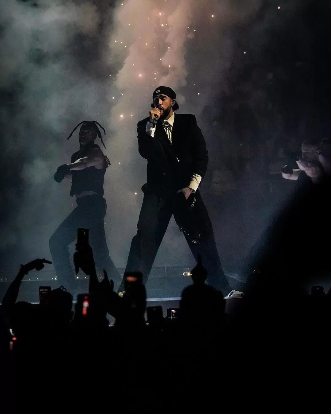 Concierto de bad Bunny en Dallas se vió opacadao por un violento incidente/Foto: Instagram