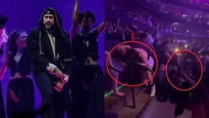 Concierto de Bad Bunny en Dallas se vió opacado por violenta pelea de mujeres/Fotos y video: Instagram 