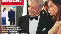 Mario Vargas Llosa e Isabel Preysler en Hola 