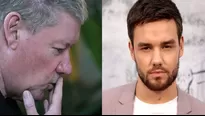 Geoff Payne observó el santuario improvisado que hicieron las fanáticas de Liam Payne / AFP / Todo Noticias 