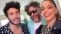 Páez y los tres jóvenes artistas realizaron un vibrante show en el Monumental. Foto y video: IG. S. Yatra/T.Stoessel