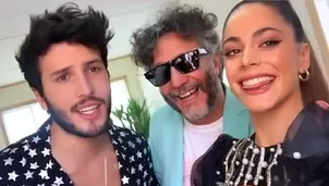 Páez y los tres jóvenes artistas realizaron un vibrante show en el Monumental. Foto y video: IG. S. Yatra/T.Stoessel