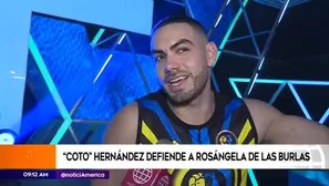 Coto Hernández se reincorporó hace poco a EEG y se ha perfilado como el defensor de 'Rous' (Foto: Captura América TV)