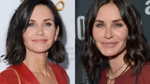 Courteney Cox (derecha: antes; izquierda: ahora)