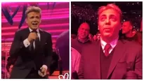 Cristian Castro fue ignorado por Luis Miguel en su concierto en Argentina. Fuente: TikTok