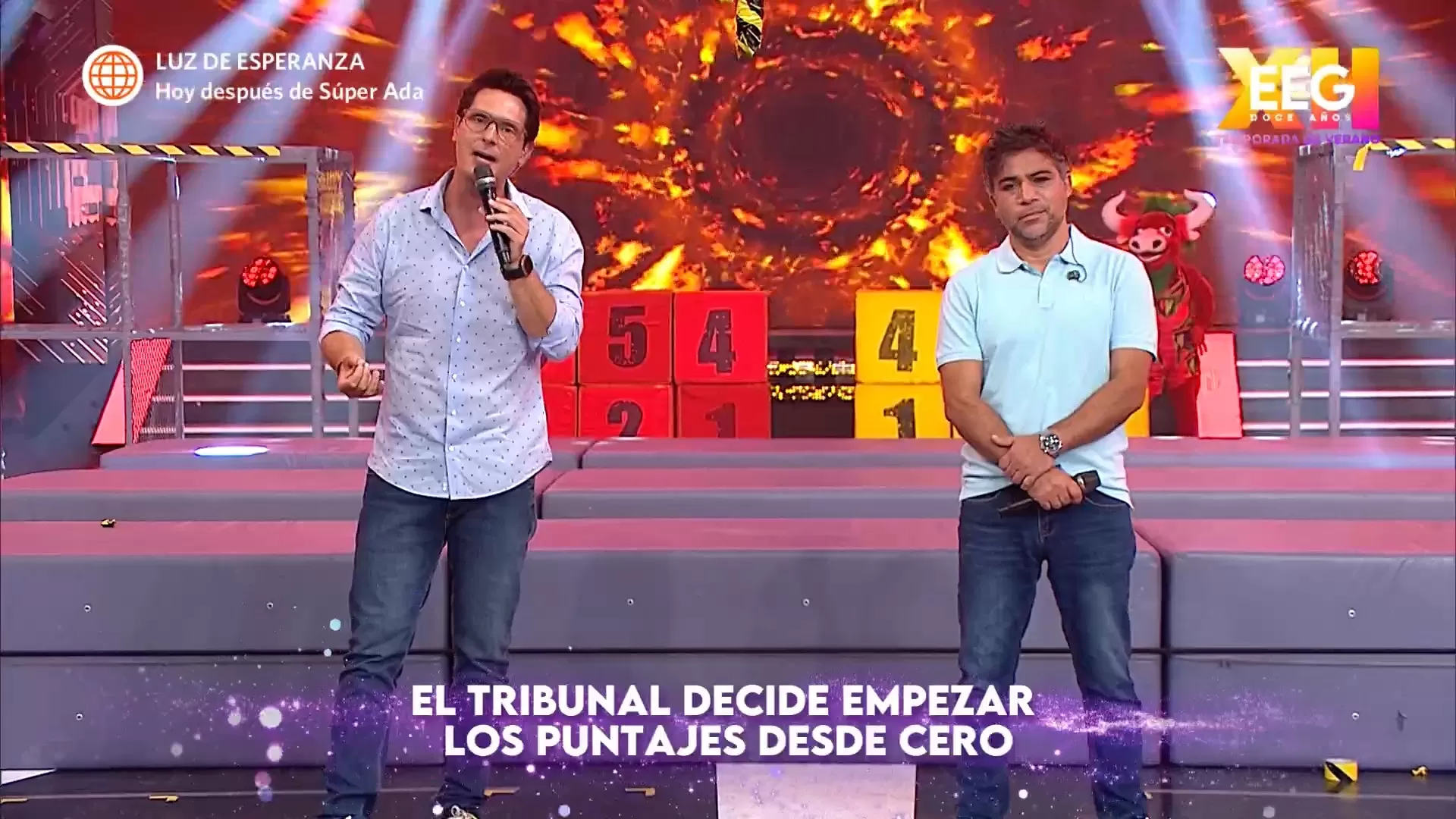 Christian Riveo se incomodó tras errores de los guerreros. Fuente: AméricaTV