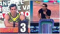 Cristian Rivero se molestó con Patricio Parodi en EEG. Fuente: AméricaTV