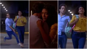 Cristóbal corrió detrás de July desesperado tras ser rechazado en cena romántica. Fuente: AméricaTV