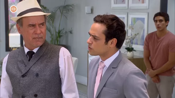 Cristóbal despreció a Joel y Gaspar y los botó de su casa. Fuente: AméricaTV Cristóbal despreció a Joel y Gaspar y los botó de su casa. Fuente: AméricaTV