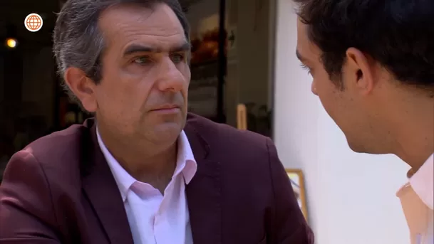 Cristóbal enfureció con su padre tras poner en peligro a July. Fuente: AméricaTV Cristóbal enfureció con su padre tras poner en peligro a July. Fuente: AméricaTV