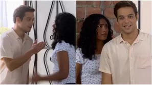 Cristóbal llamó ‘mi amor’ e intentó besar a July frente a los Gonzales. Fuente: AméricaTV