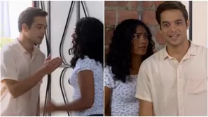 Cristóbal llamó ‘mi amor’ e intentó besar a July frente a los Gonzales. Fuente: AméricaTV