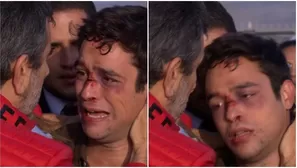 Cristóbal lloró al reencontrarse con su familia tras ser secuestrado por Benjamín. Fuente: AméricaTV