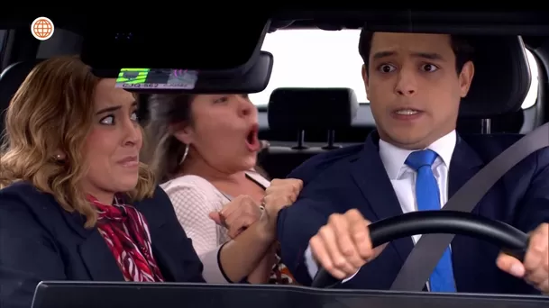 Cristóbal quedó aterrado al llevar una desconocida embarazada en su auto. Fuente: AméricaTV