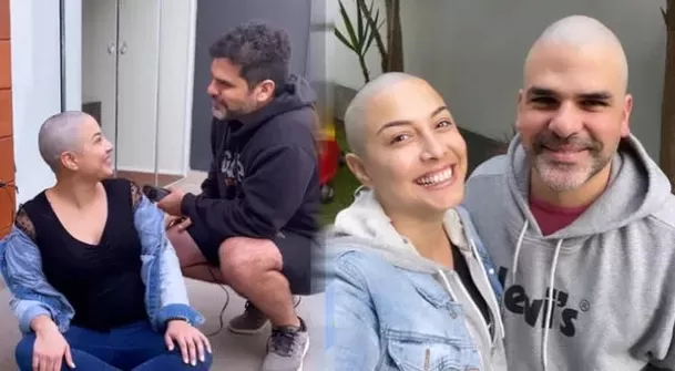 Sergio Coloma se convirtió en un gran apoyo para Natalia Salas durante su proceso contra el cáncer / Instagram