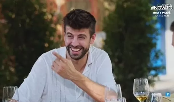 Gerard Piqué muy sonriente cuando le preguntan sobre su vida sexual / Captura / Antena 3