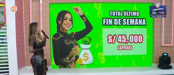 Pamela Franco habría ganado 45 mil soles en sus conciertos de este fin de semana/Foto: América Hoy Pamela Franco habría ganado 45 mil soles en sus conciertos de este fin de semana/Foto: América Hoy