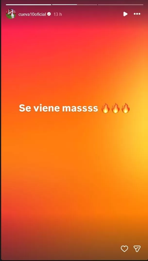 Publicación de Christian Cueva se da en medio del debut televisivo de su hija mayor. Foto: Instagram