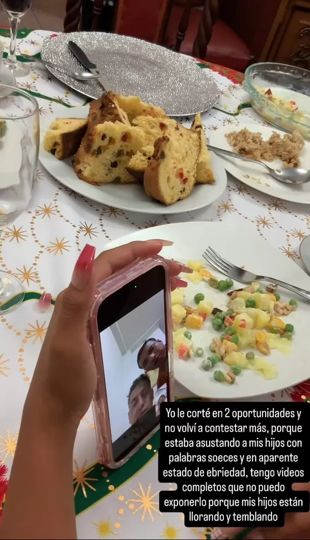 Christian Cueva y su hermano hablando con su hija / Instagram