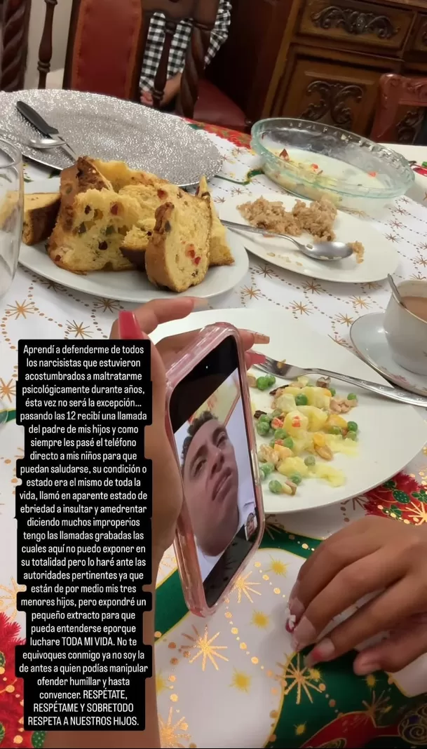 Christian Cueva y Pamela López se enfrenta en videollamada / Instagram