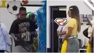 Cueva y Pamela López se lucen juntos en olimpiadas de sus hijos