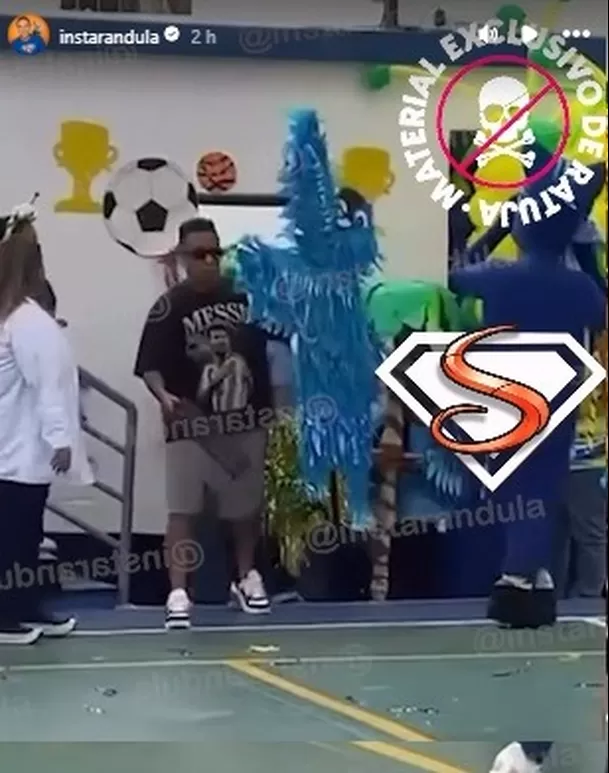 Christian Cueva y Pamela López juntos en olimpiadas de sus hijos / IG: instarandula